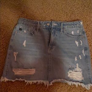 jean skirt